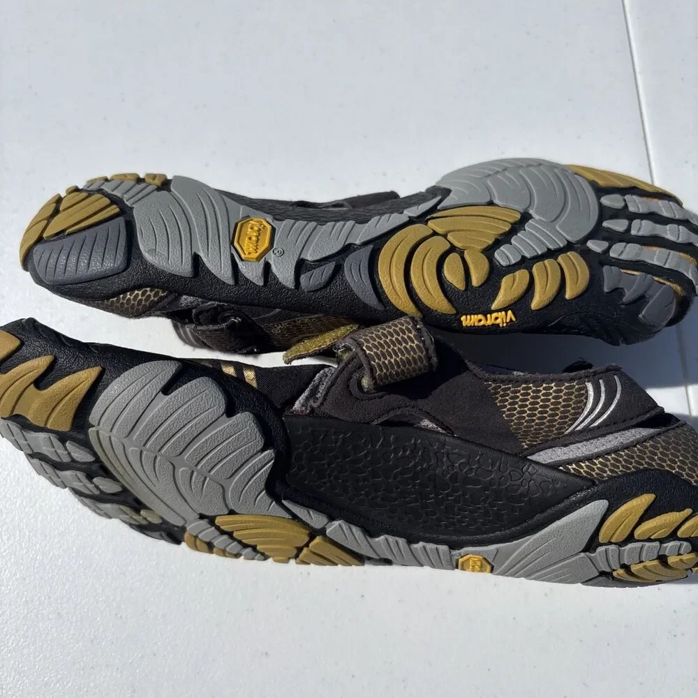 Vibram Five Fingers Toe Shoes Sneaker Men's 8.5 EU 41 Gray Minimalist Barefoot